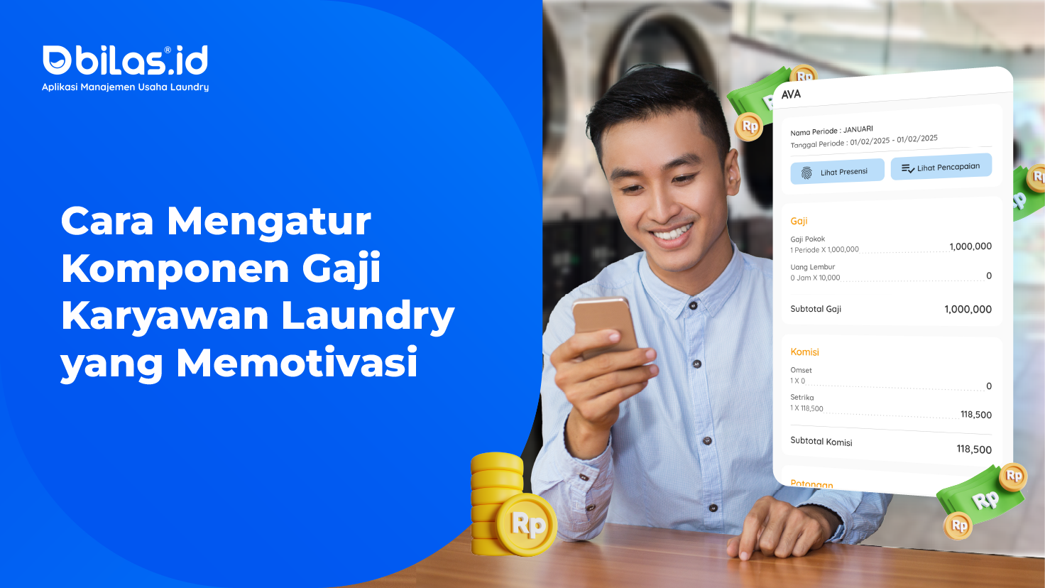 Cara Mengatur Komponen Gaji Karyawan Laundry yang Memotivasi Cara Mengatur Komponen Gaji Karyawan Laundry yang Memotivasi
